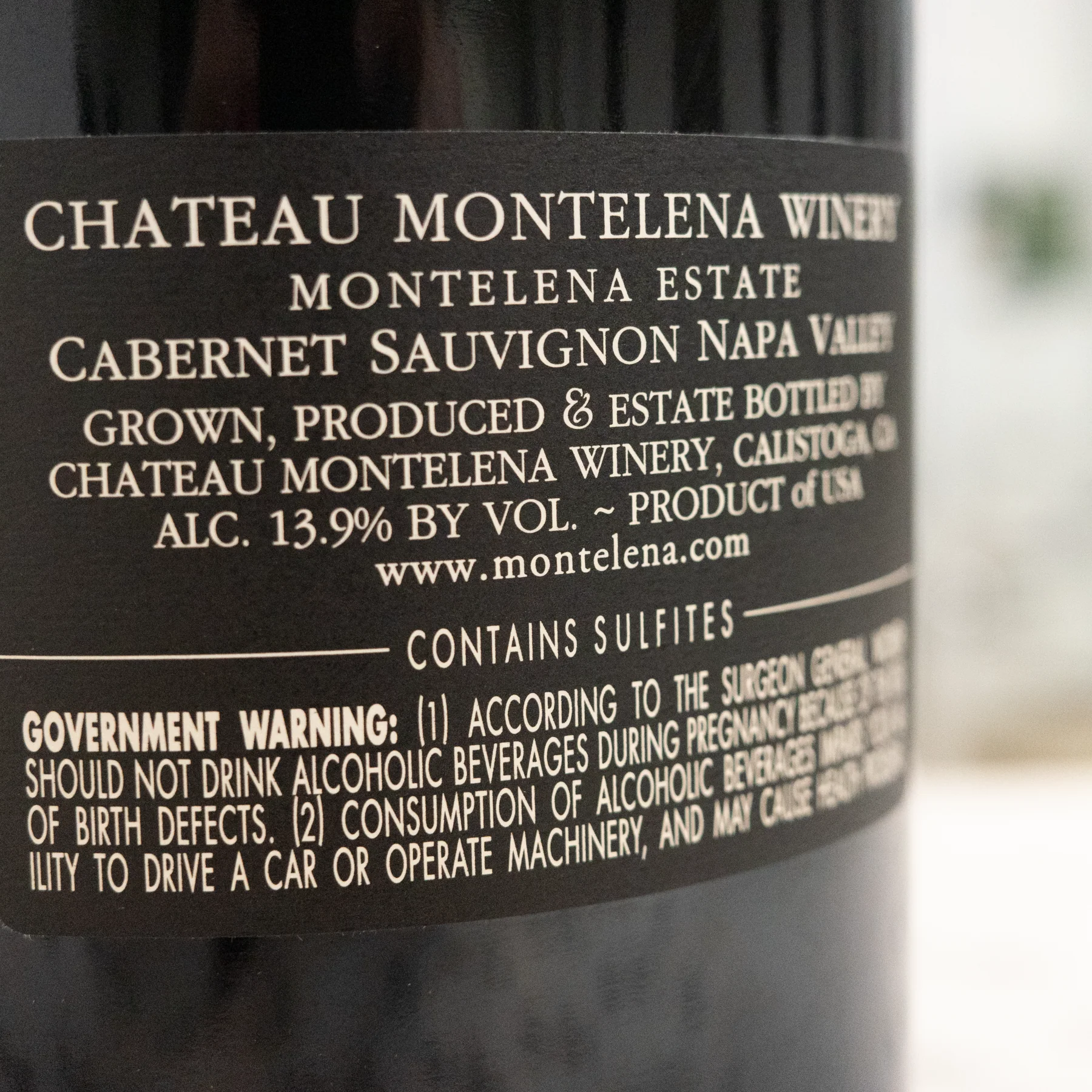 2006 Montelena Estate Napa Valley Cabernet Sauvignion - Etched Bottle Magnum - Image 4