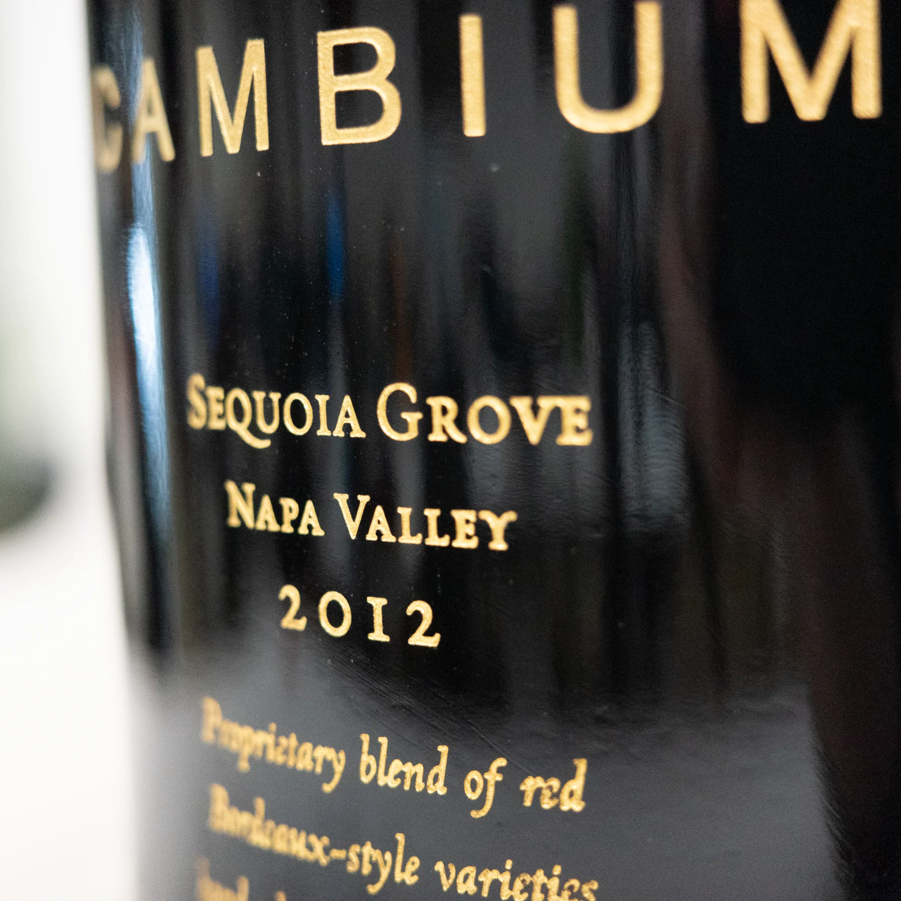 2012 Sequoia Grove Cambium Napa Valley Red Wine - Etched Bottle 3L - Image 6