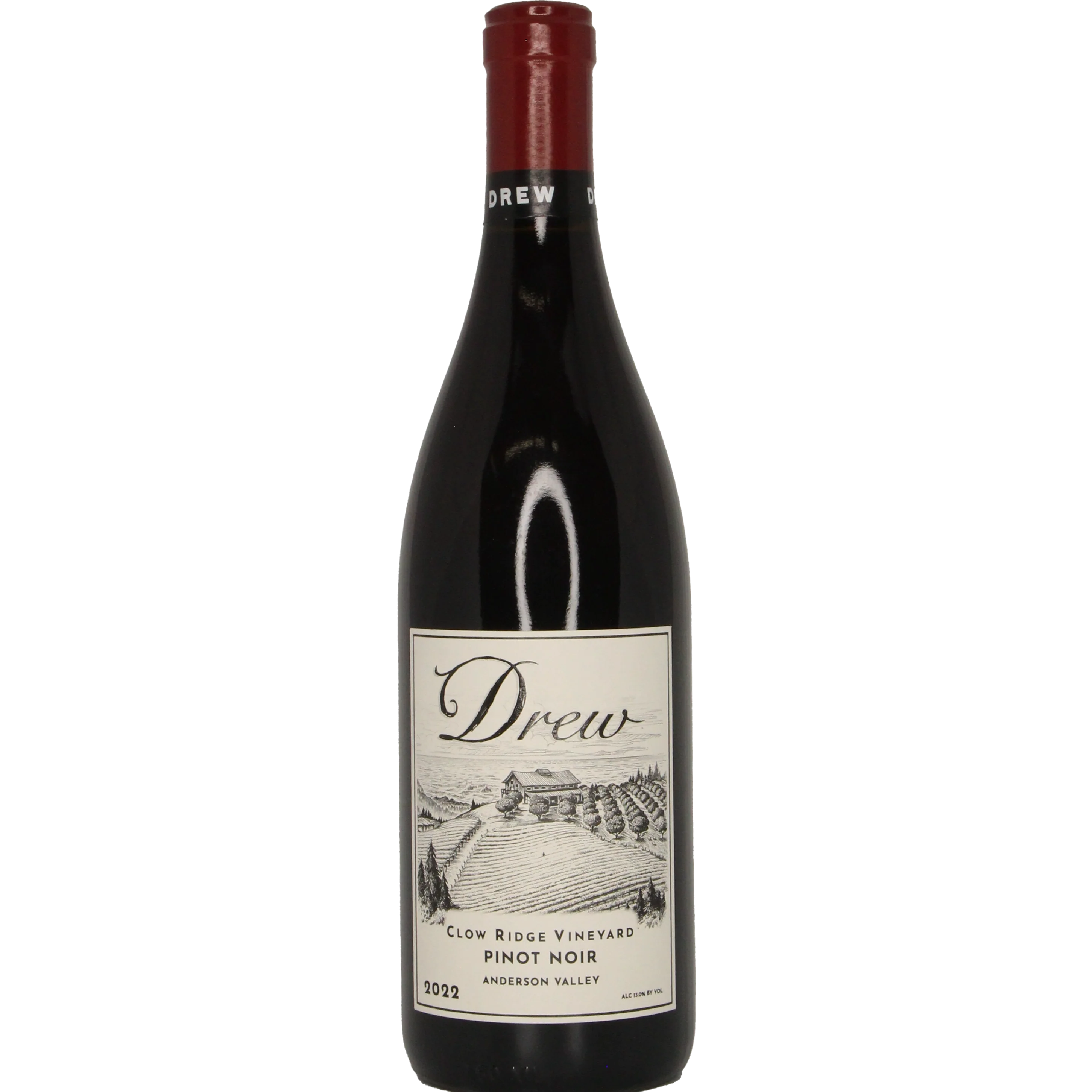 2022 Drew Pinot Noir Clow Ridge Mendocino Ridge 750mL