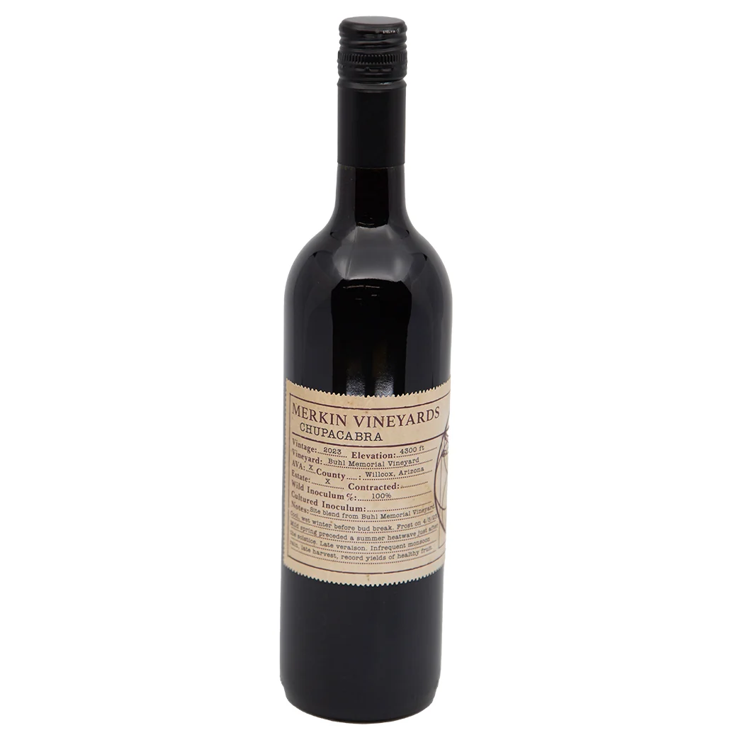 2023 Merkin 'Chupacabra' Red, Arizona 750mL