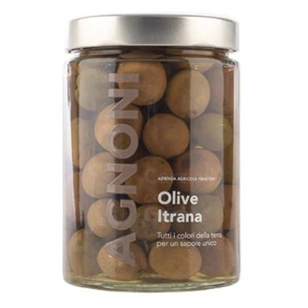 Agnoni Itrana (Gaeta) Olives in Brine 240g