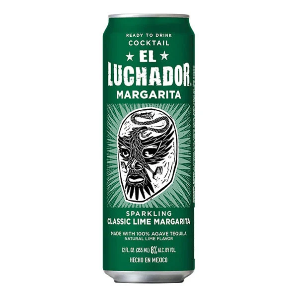 El Luchador Sparkling Lime Margarita RTD Can
