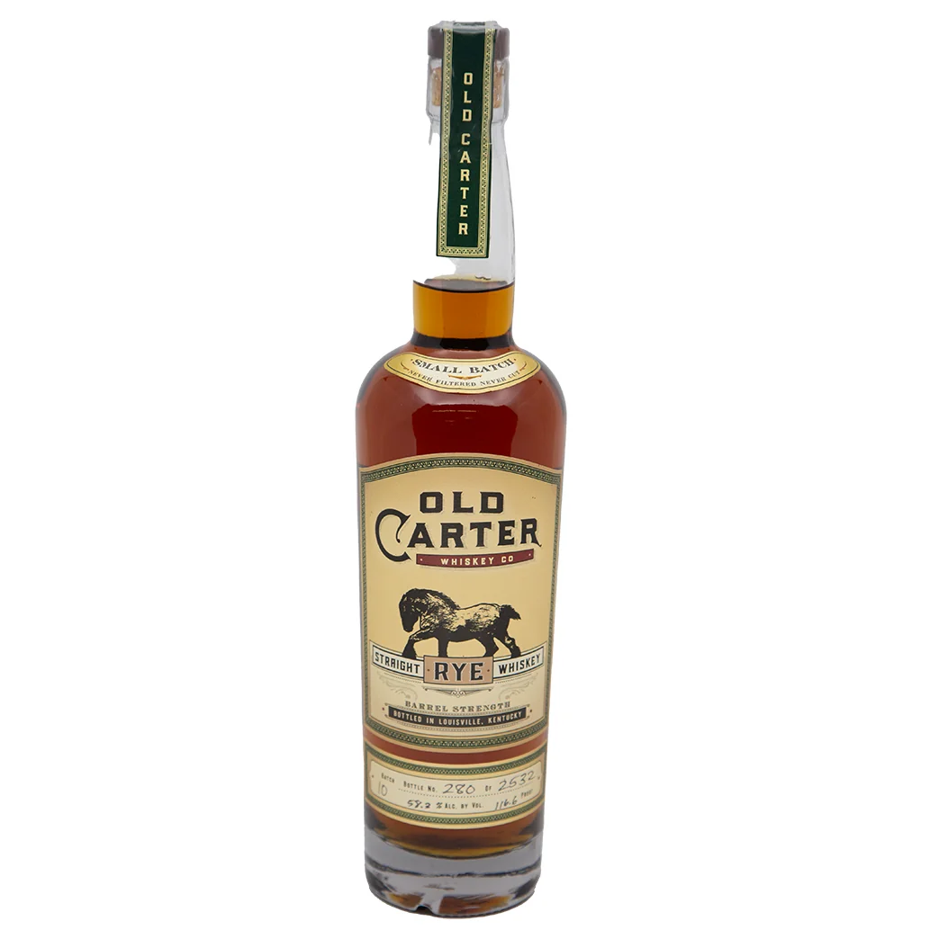 Old Carter Straight Rye Whiskey #10 750ml