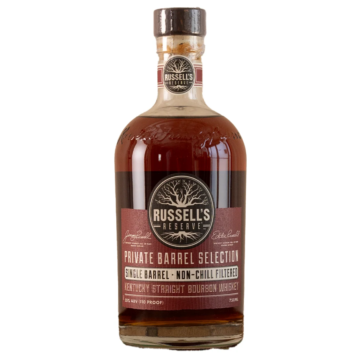 Russell's Reserve Wally's Single Barrel Straight Bourbon Whiskey (110 proof) 750mL
