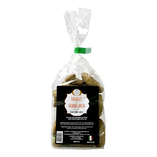 Terre di Puglia Homemade Burnt Wheat Taralli 250g