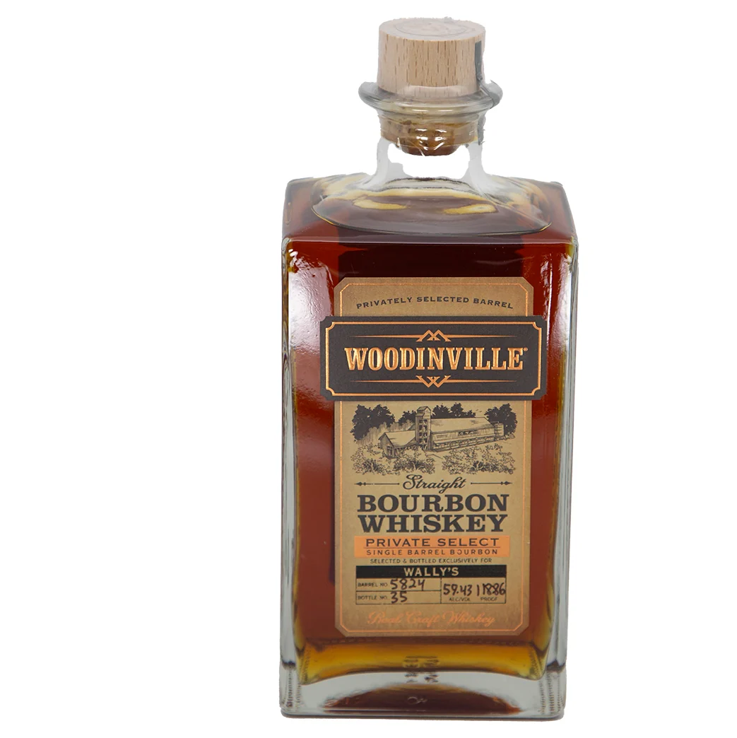Woodinville Bourbon 8yr 'Wally's Barrel' Whiskey 750mL
